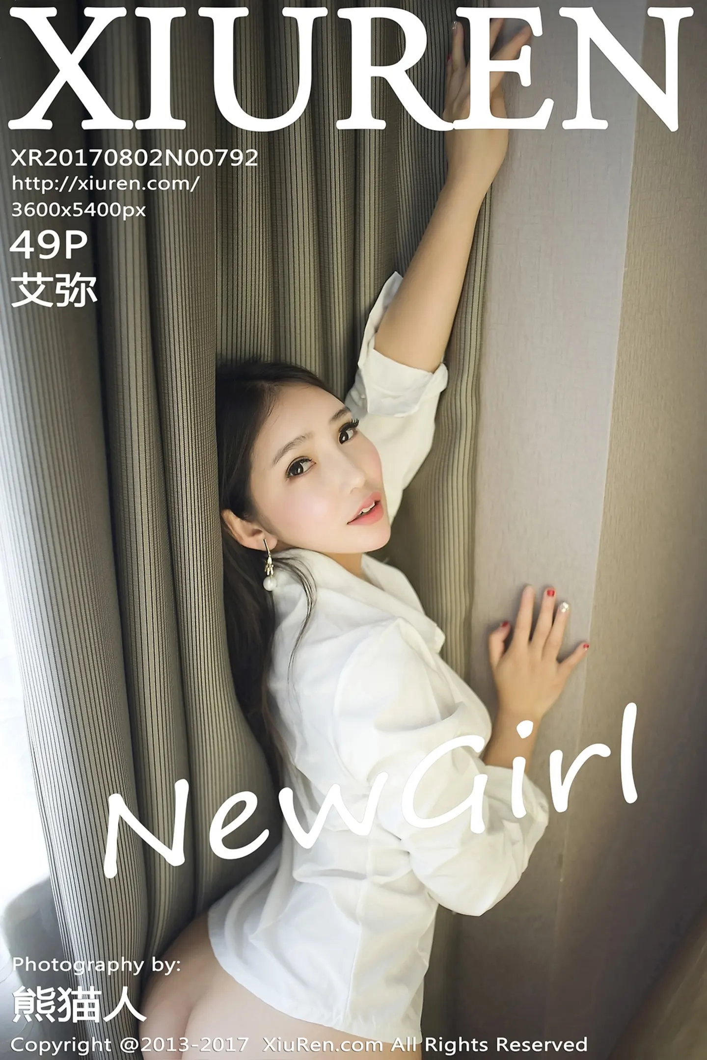 [XiuRen秀人网]No.792_混血美女艾弥居家浴缸里白色蕾丝内衣透视秀美乳诱惑写真49P-秀人网 - XiuRen.Xyz